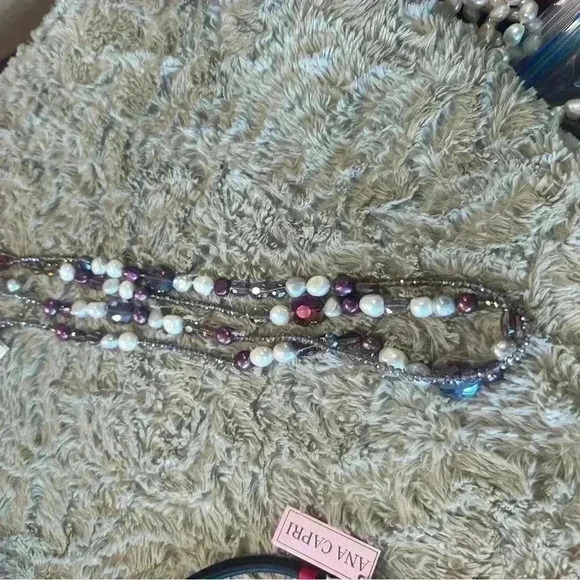 Ana capri Jewelry Two Necklaces One Bracelet See Pictures New(276) - Picture 8 of 8